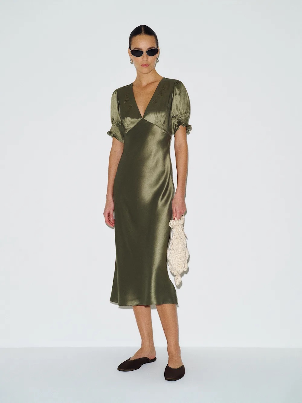 NWT - Reformation Sacha Silk Dress